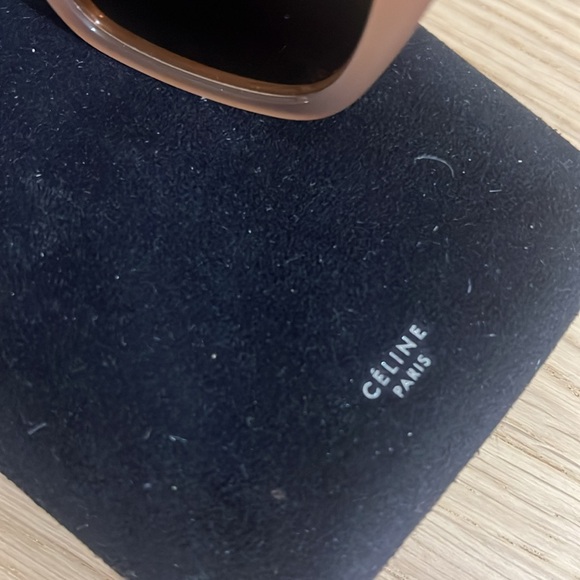 Celine Sunglasses Tan Frame, Brown Lenses, 51MM - Picture 2 of 5